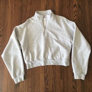 ARITZA TNA - warm-up zip cropped sweatshirt